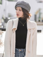 Personality Striped&Plaid Beret Hat