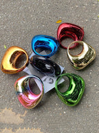 Geometric Shiny Handbags