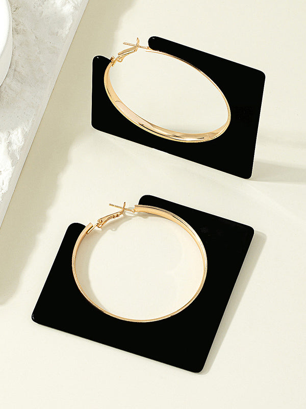 Normcore Geometric Drop Earrings