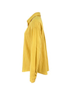 Long Sleeves Loose Buttoned Solid Color Lapel Blouses&Shirts Tops