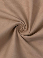 Solid Color Pockets Pleated Wide Leg Loose Pants