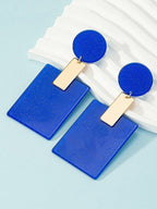 Geometric Drop Earrings