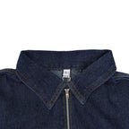 Zipper Split-Joint Solid Color Pockets Wide Leg Long Sleeves Lapel Jumpsuits