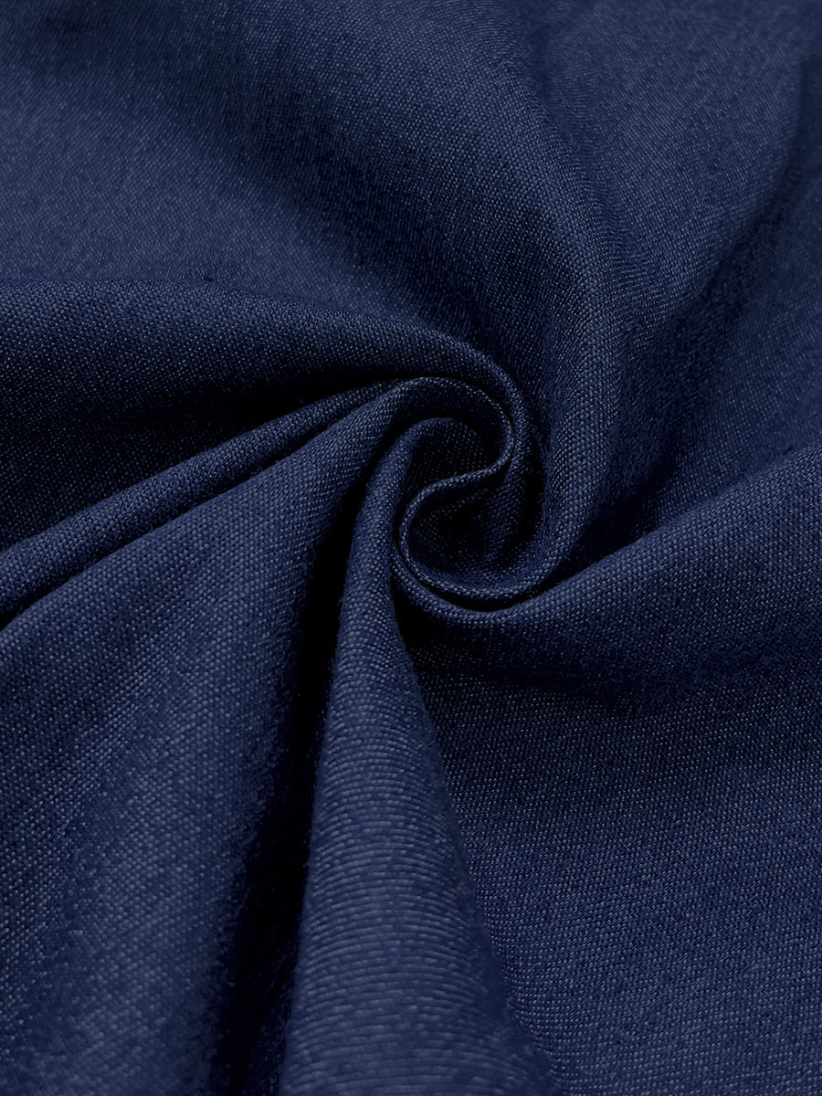 Split-Joint Solid Color Pockets Buttoned Long Sleeves High Waisted Lapel Maxi Dresses