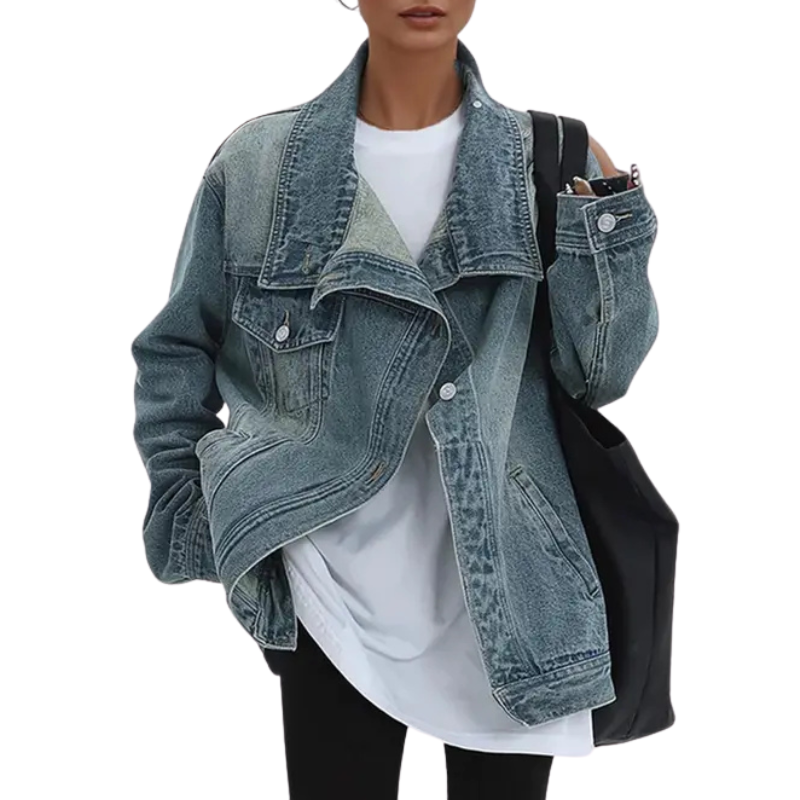 SARAH™ – Street Style Trendy Asymmetric Button Jacket