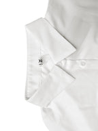 Loose Puff Sleeves Buttoned Solid Color Tied Lapel Blouses&Shirts Tops