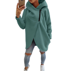 VANIA™ - Plus Size Half-Zip Pullover Hoodie