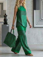 Loose Sleeveless Round-Neck Vest Top
