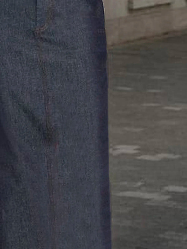 Solid Color Pockets No Belt Loose Skirts Bottoms