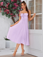 ✨Last Day 49% OFF✨Ruched Bust Split Thigh Cami Dress-Buy 2 Get Free Shipping Today