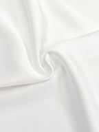 Loose Puff Sleeves Applique Flower Shape Mesh Split-Joint Round-Neck Blouses&Shirts Tops