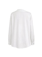 Split-front Buttoned Asymmetric Long Sleeves Blouses&shirts Tops