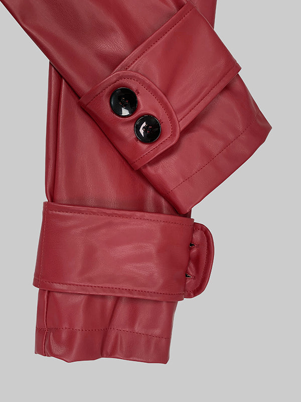 Long Sleeves Buttoned Solid Color Notched Collar Jackets&Coats Outerwear