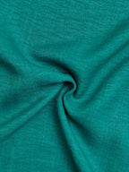 Batwing Sleeves Loose Pockets Solid Color Deep V-Neck Mini Dresses