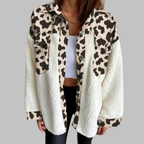 SUNNIE™ - Cozy Long Sleeve Button Down Checkered Jacket