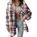 TERESA™ – Cozy Flannel Plaid Hooded Shacket