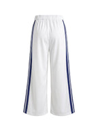 High Waisted Wide Leg Contrast Color No Belt Pockets Pants Trousers