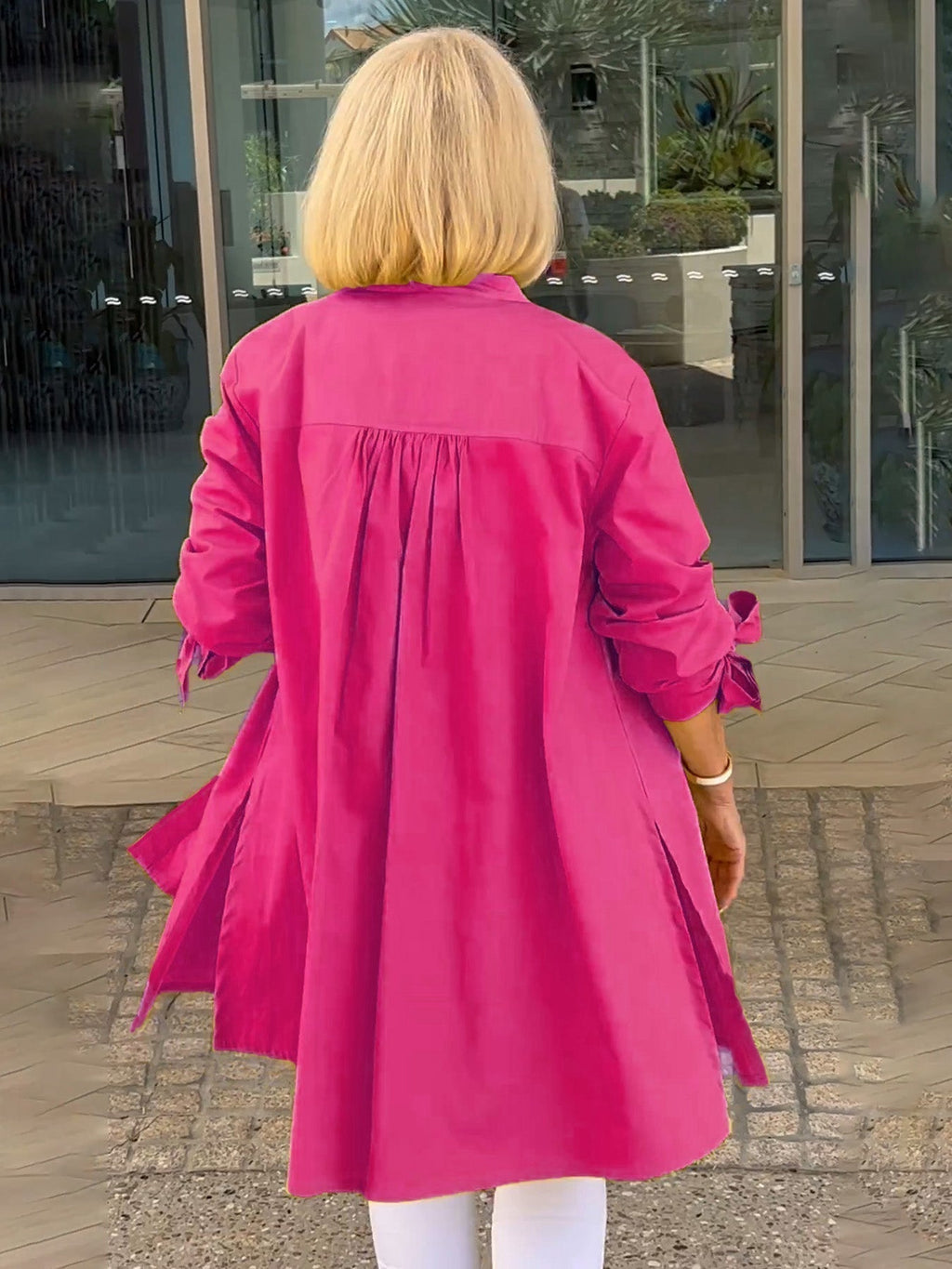 CÉLINA™ - Classy Long Shirt Jacket