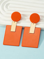 Geometric Drop Earrings