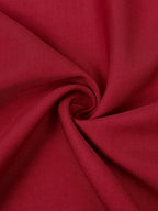 Elasticated Waist High Waisted Big Hemline Pleated Pockets Solid Color Zipper Wide Leg Pants