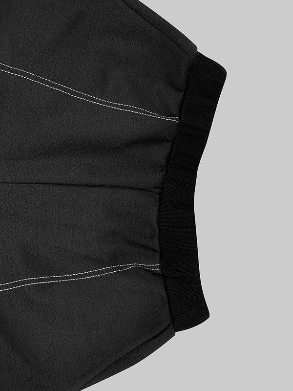 High Waisted Loose Split-Joint Pants Trousers