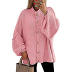 OLIVIA™ - Women Chunky Knit Button Down Cardigan Jacket