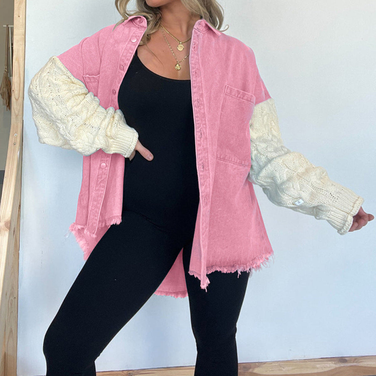 PRIS™ - Vintage Long Sleeve Collared Jacket