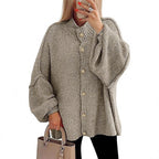 OLIVIA™ - Women Chunky Knit Button Down Cardigan Jacket