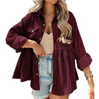 VARO™ - Vintage Long Sleeve Button Down Oversized Jacket