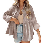 VARO™ - Vintage Long Sleeve Button Down Oversized Jacket