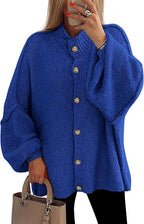 OLIVIA™ - Women Chunky Knit Button Down Cardigan Jacket