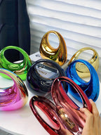 Geometric Shiny Handbags