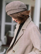 Personality Striped&Plaid Beret Hat