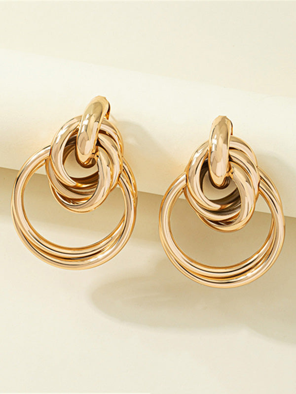Geometric Drop Earrings