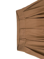 Solid Color Pleated Wide Pants Wide Leg Pants