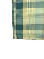 Pockets Plaid Contrast Color Wide Leg Loose Trousers Pants