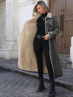 PIPER™ - Women's Long Jacket with Fleece Lining, Winter Style